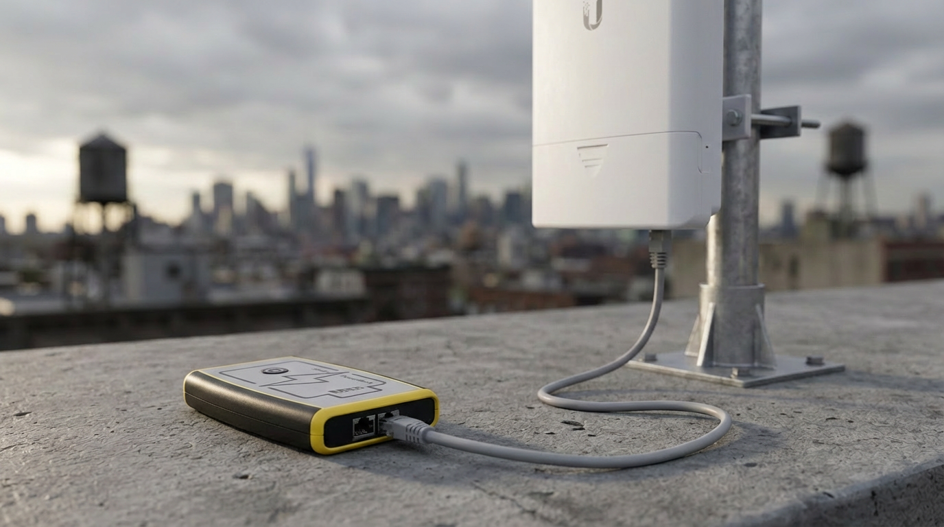Smart PowerBank PoE w terenie