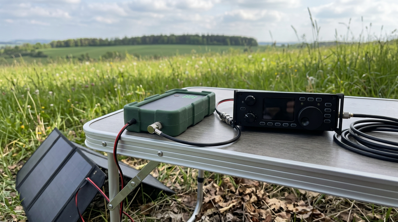 QRP UPS zasilajacy transceiver w terenie